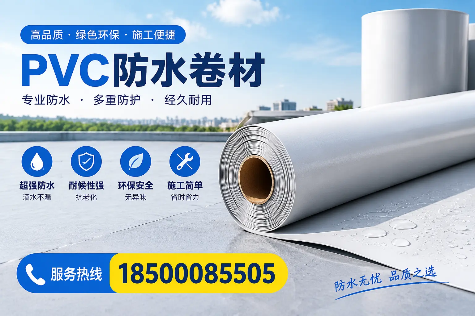 选用PVC防水卷材时需要避开的常见误区，特别是在铁门关
